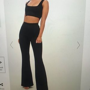 Pretty little Thing Black Two-Piece Set